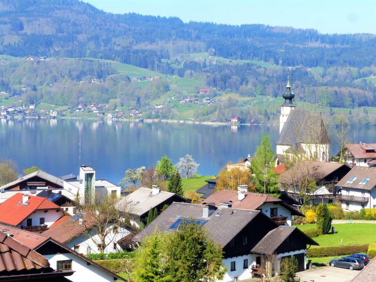 Fewo Atterseeperle - 80M2 Mit See- Und Gebirgsblick 阿特湖畔施泰因巴赫 外观 照片