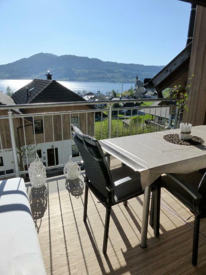 Fewo Atterseeperle - 80M2 Mit See- Und Gebirgsblick 阿特湖畔施泰因巴赫 外观 照片